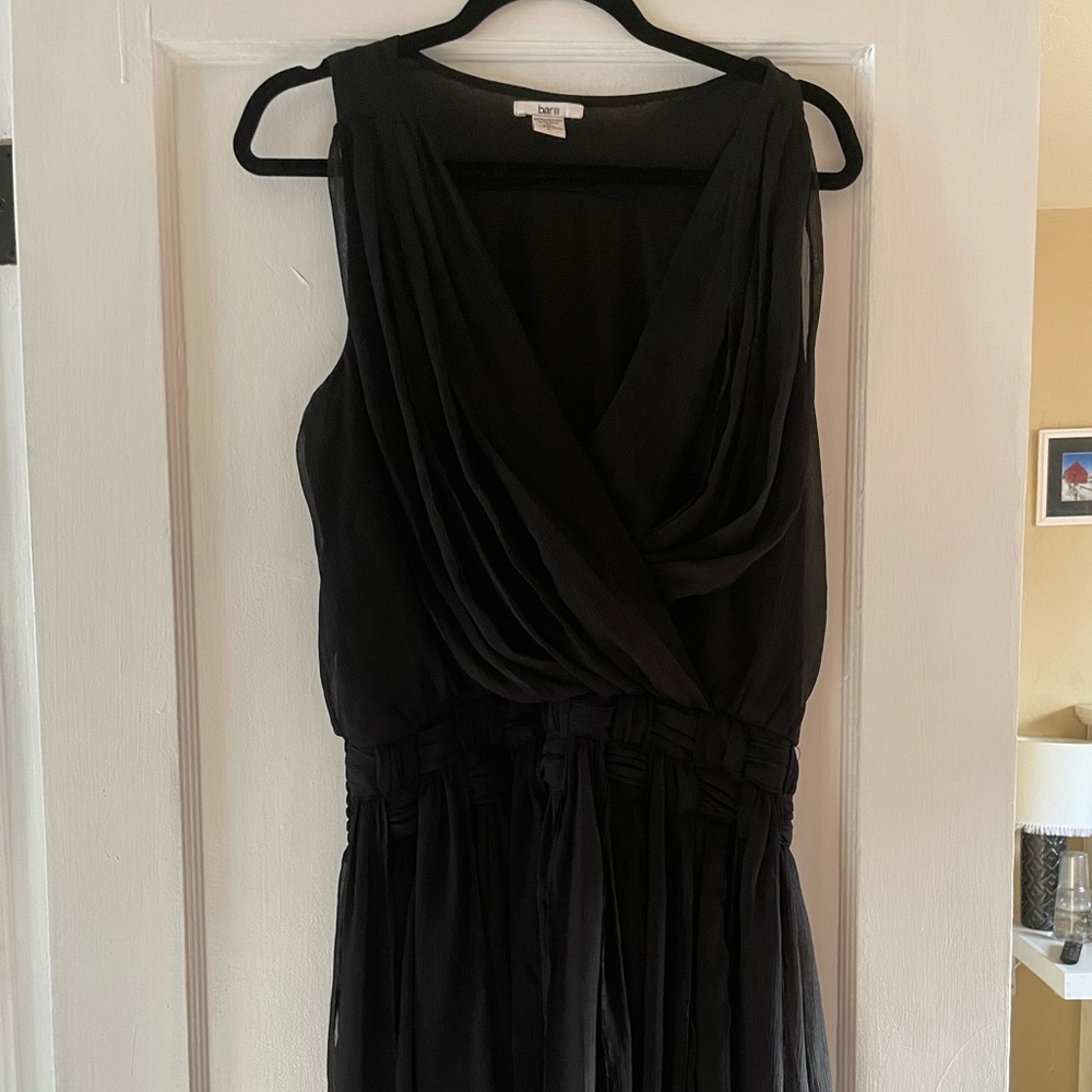 Black flow dress